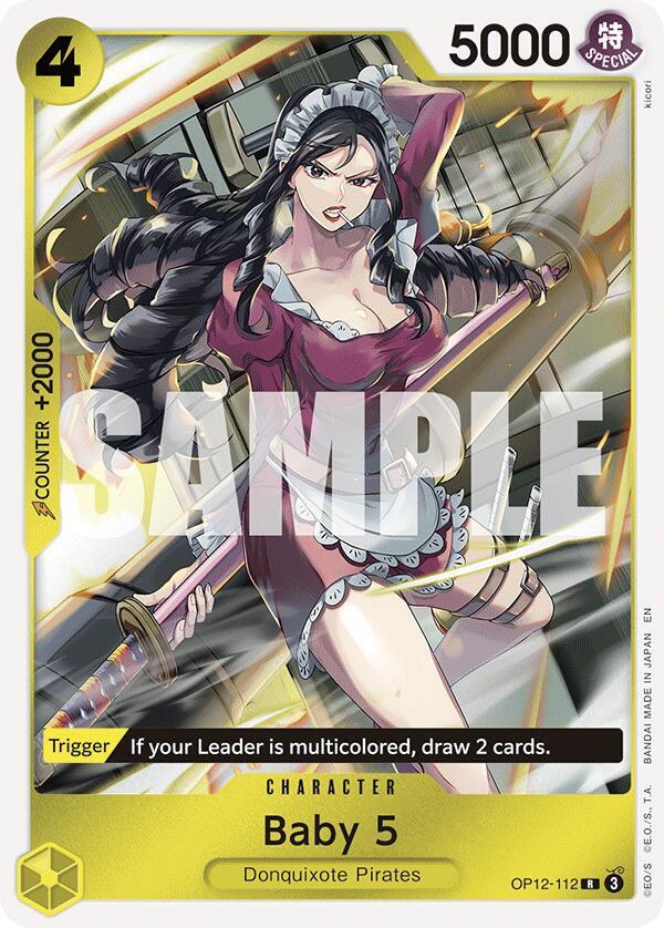 Baby 5 (112) OP12-112 Legacy of the Master One Piece Foil Rare