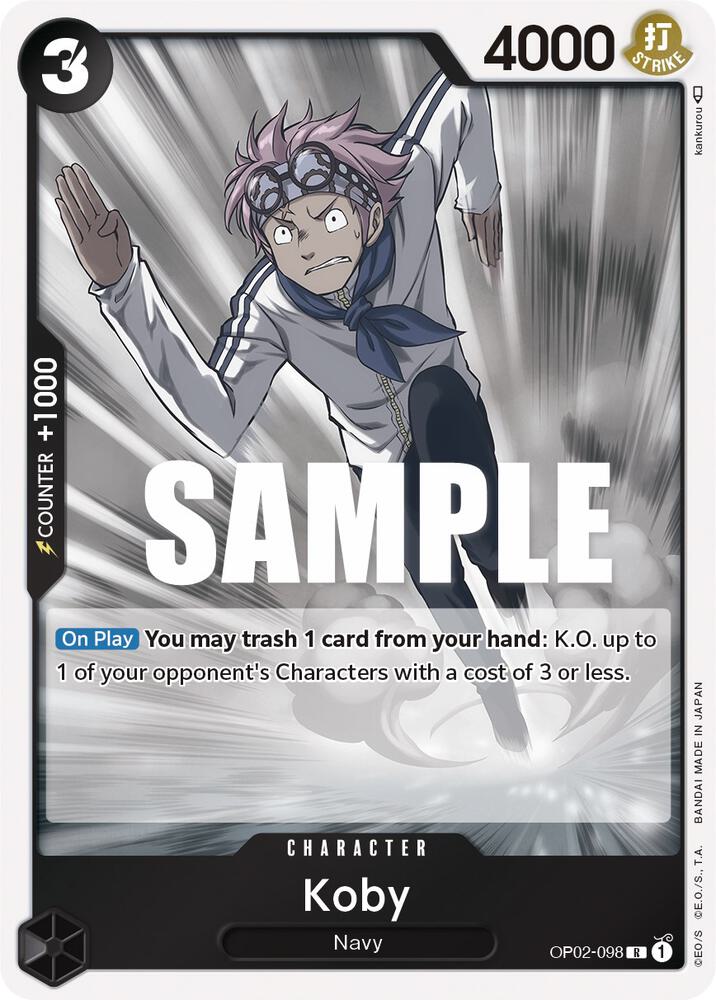 Koby OP02-098 Paramount War One Piece Foil Rare