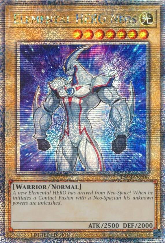 Elemental HERO Neos (Quarter Century Secret Rare) TN23-EN006 Yu-Gi-Oh 25th Anniversary Tin: Dueling Heroes