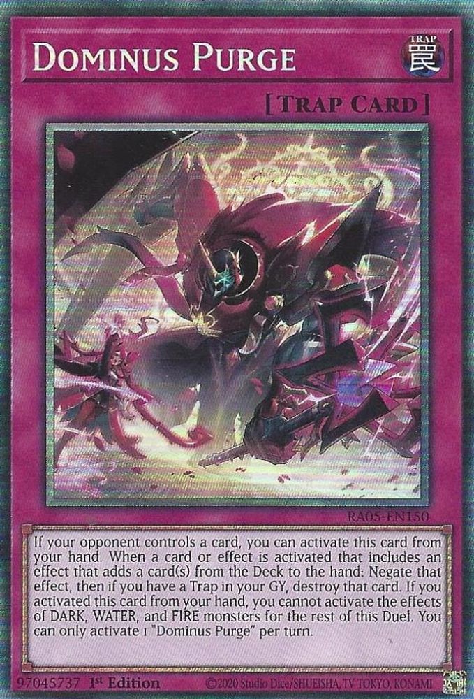 Dominus Purge (Collector's Rare) RA05-EN150 Yu-Gi-Oh Rarity Collection 5