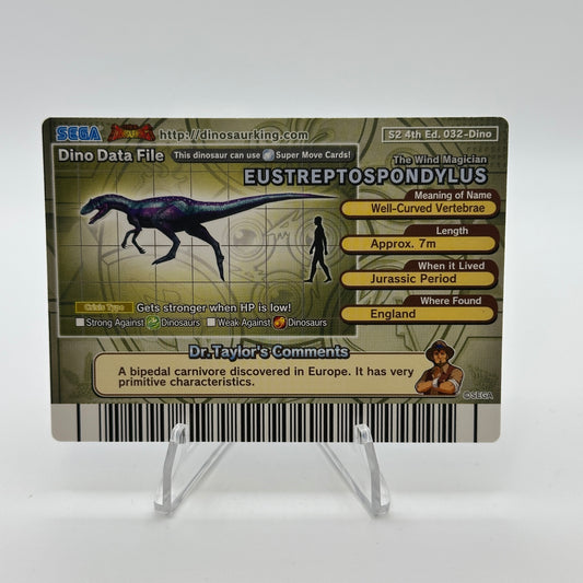 Eustreptospondylus - 032-Dino - SEGA Dinosaur King S2 4th Edition
