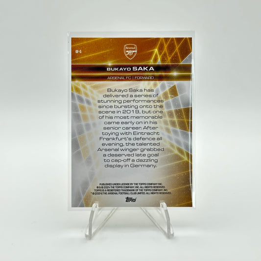Bukayo Saka - GF-5 - Topps Arsenal Fan Set 24/25