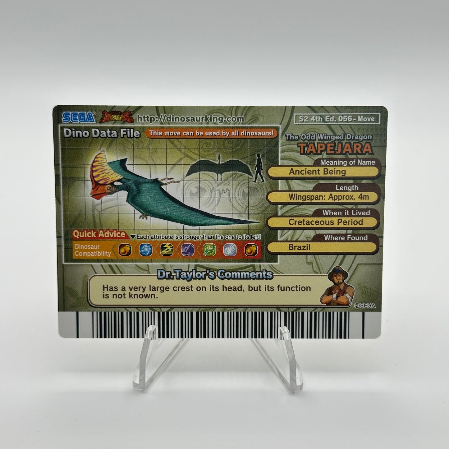 Quick Strike - 057-Move - SEGA Dinosaur King S2 4th Edition