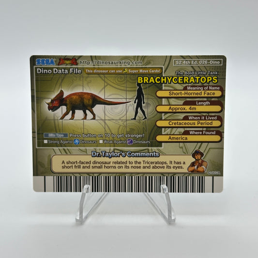 Brachyceratops (Regular) - 026-Dino - Dinosaur King 2nd Edition 4th Print