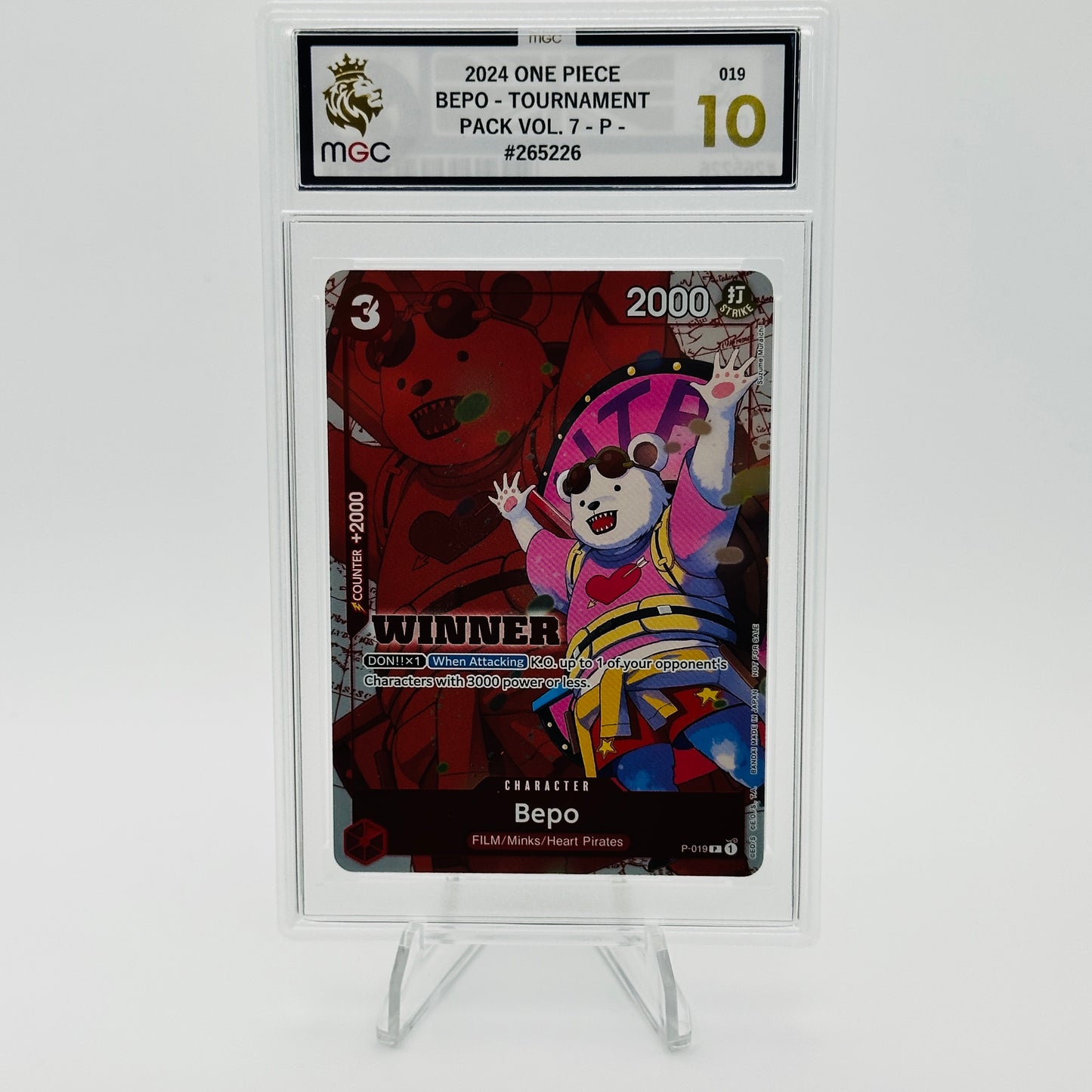 Bepo - P-019 - Tournament Pack Vol.7 - Promo Card - MGC 10