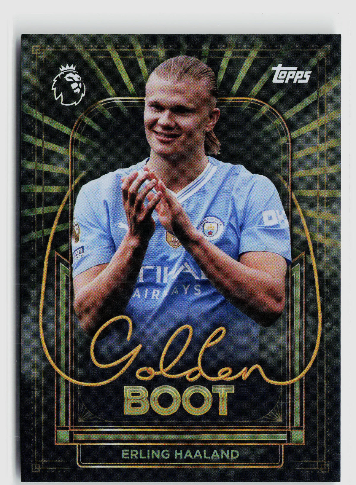 Erling Haaland - Manchester City - Golden Boot - Topps PL 26/27 #GB 6