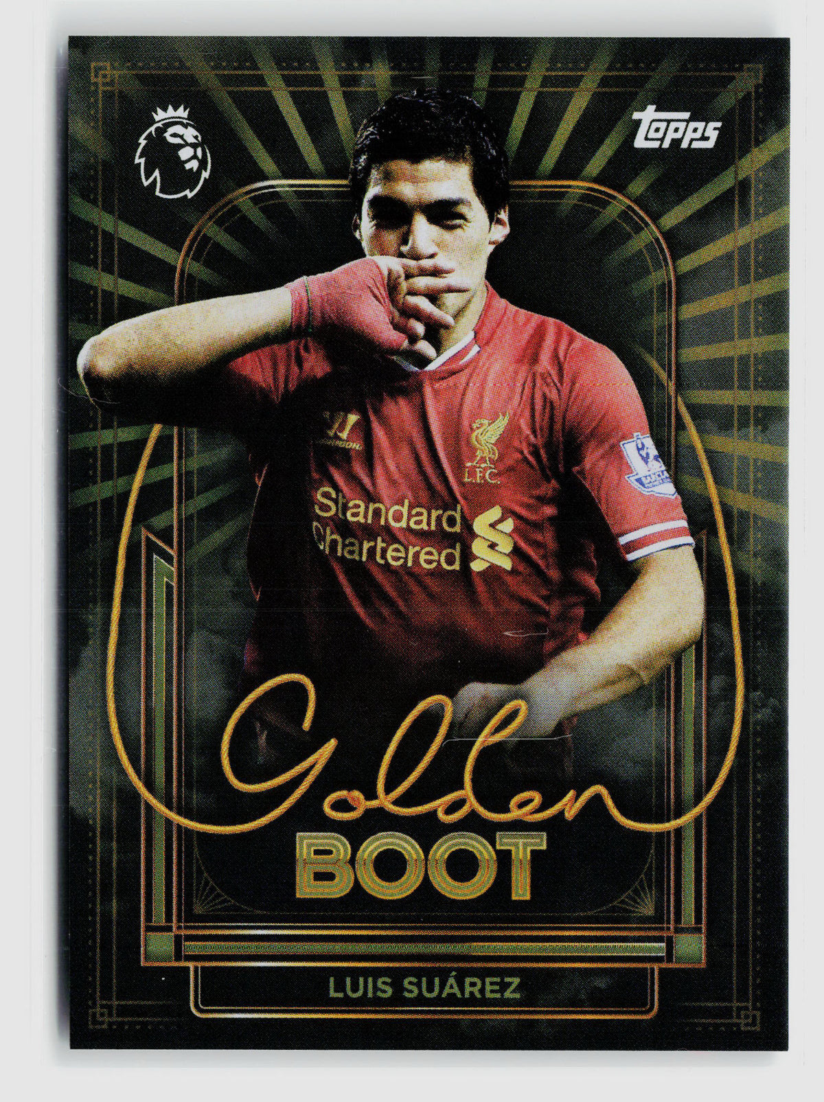 Luis Suárez - Liverpool FC - Golden Boot - Topps Premier League 26/27 #GB 4