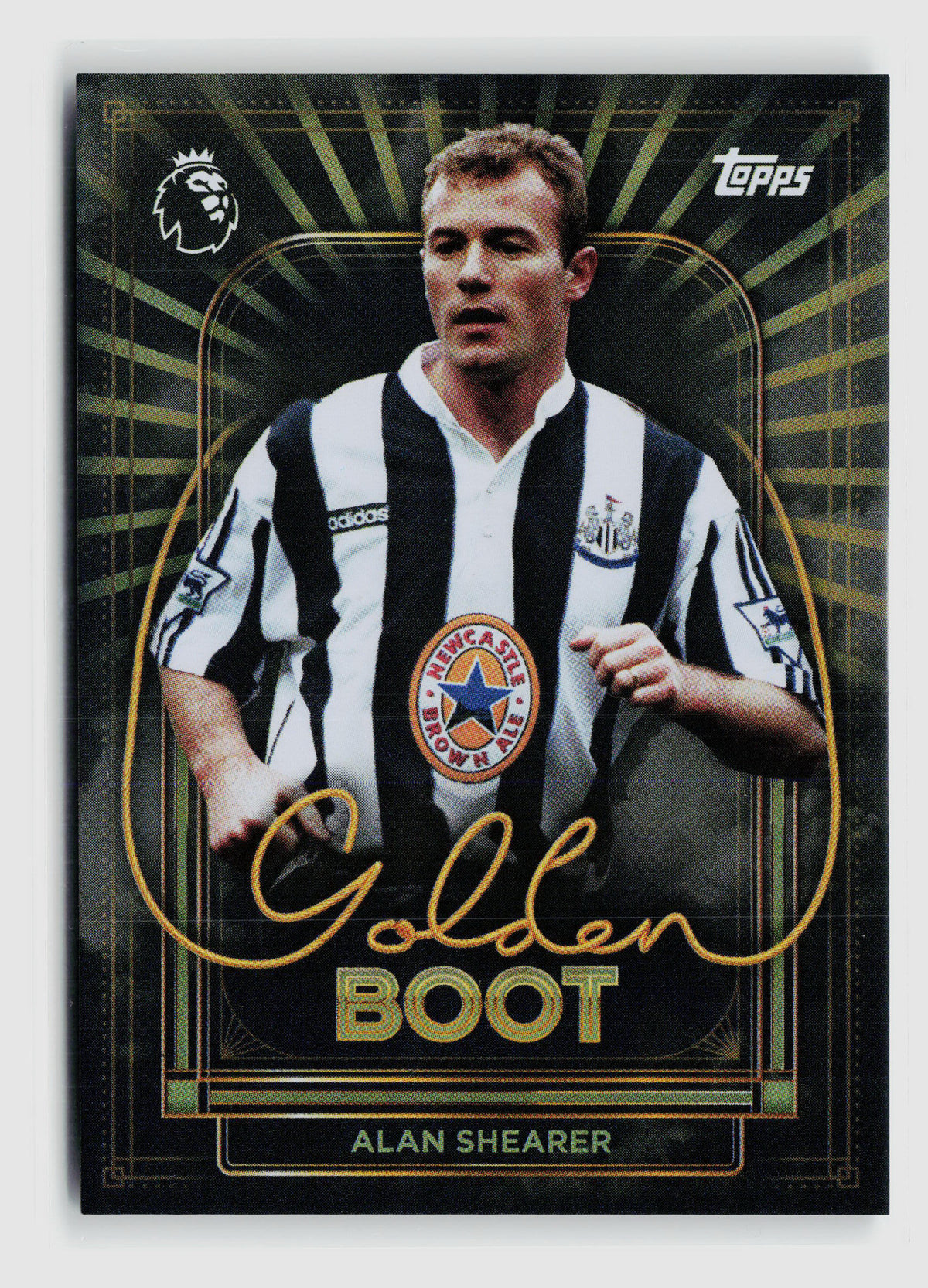 Alan Shearer - Newcastle United - Golden Boot - Topps Premier League 26/27 #GB 8
