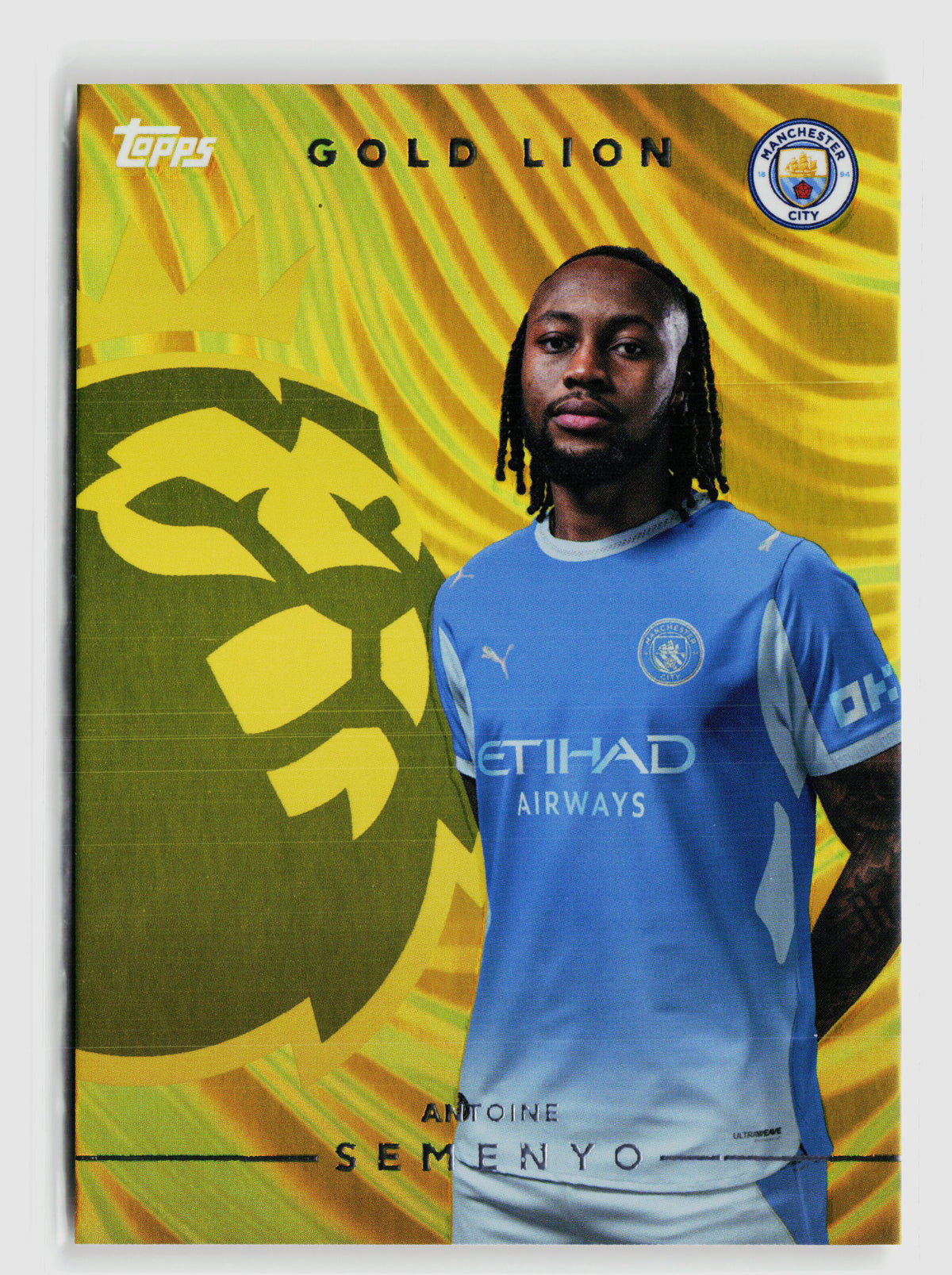 Antoine Semenyo - Manchester City - Gold Lion - Topps PL 26/27 #GL 13