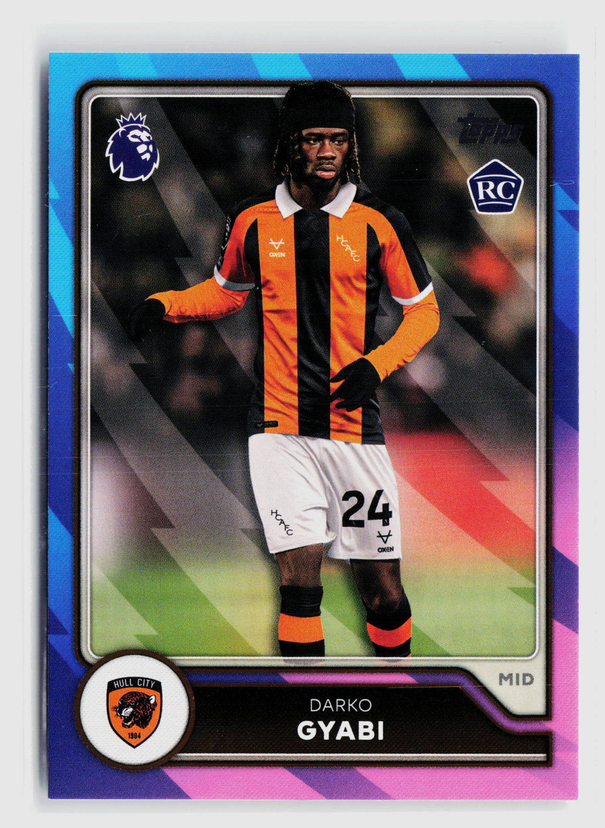 Darko Gyabi - Hull City - Parallel Base Cards - Topps Premier League 26/27 #293