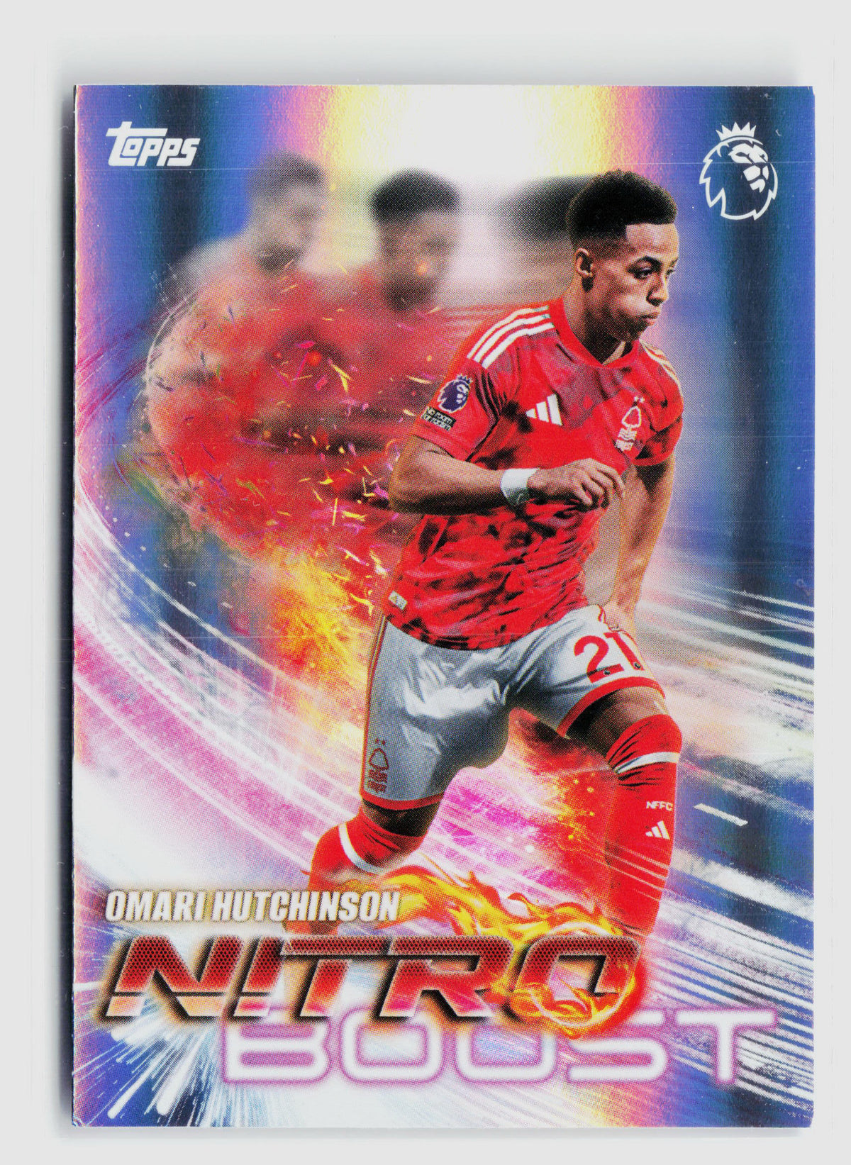 Omari Hutchinson - Nottingham Forest - Nitro Boost - Topps PL 26/27 #NB 20
