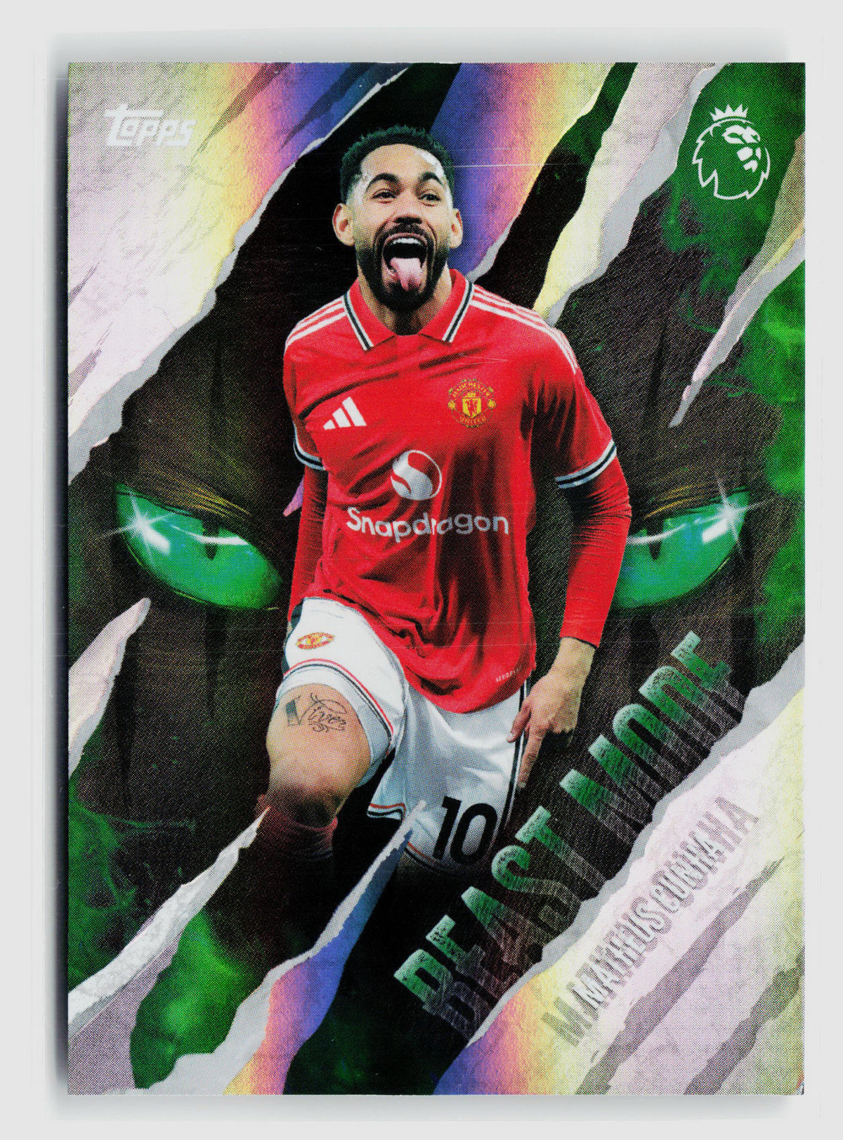 Matheus Cunha - Manchester United - Beast Mode - Topps PL 26/27 #BM 18