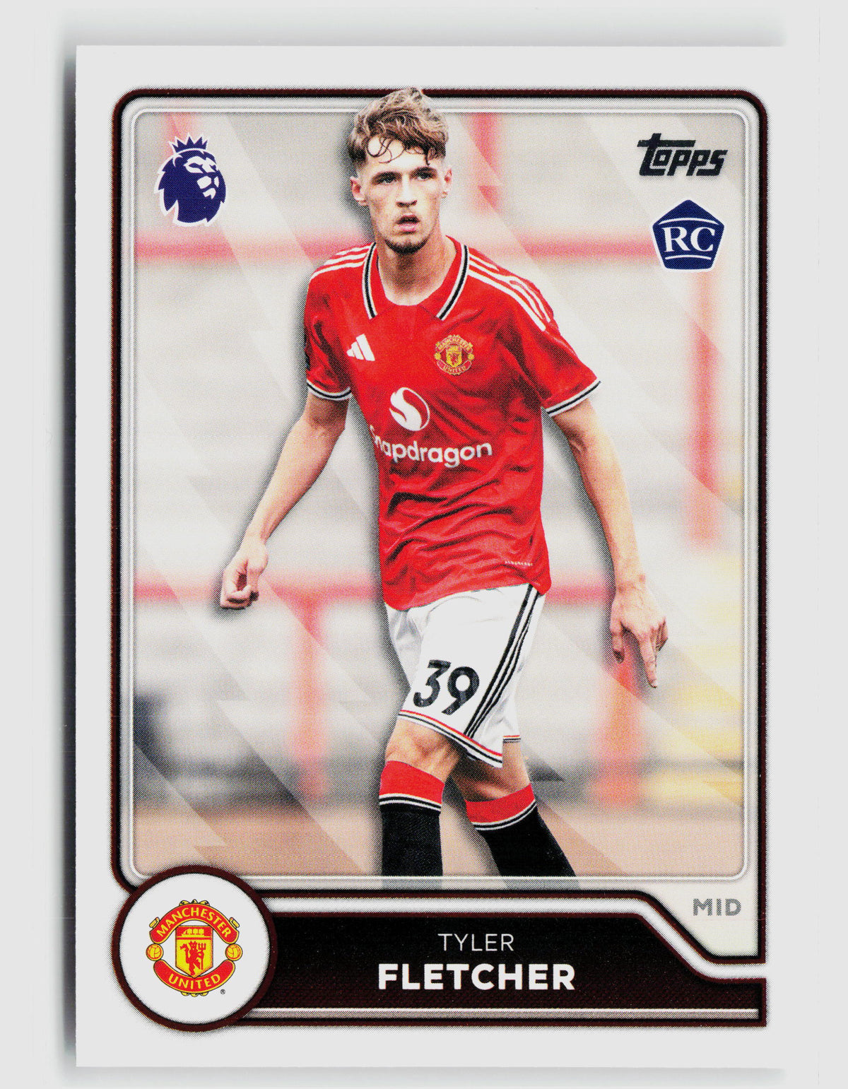 Tyler Fletcher - Manchester United - Base Cards - Topps PL 26/27 #197