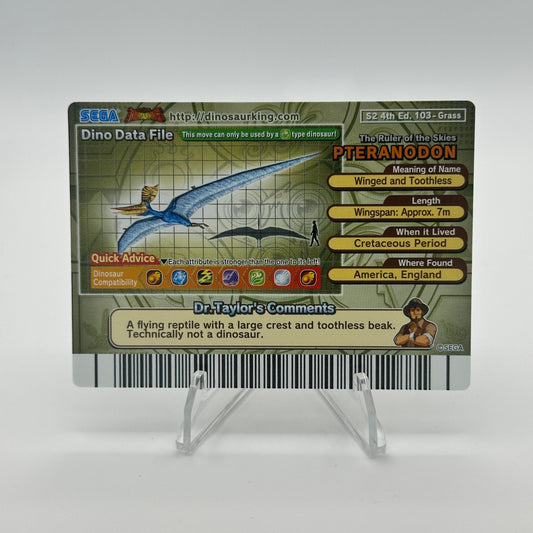 Metal Wing - 103-Grass - SEGA Dinosaur King S2 4th Edition Holo