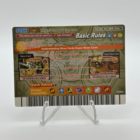 Fire Bomb - 082-Fire - SEGA Dinosaur King S2 4th Edition