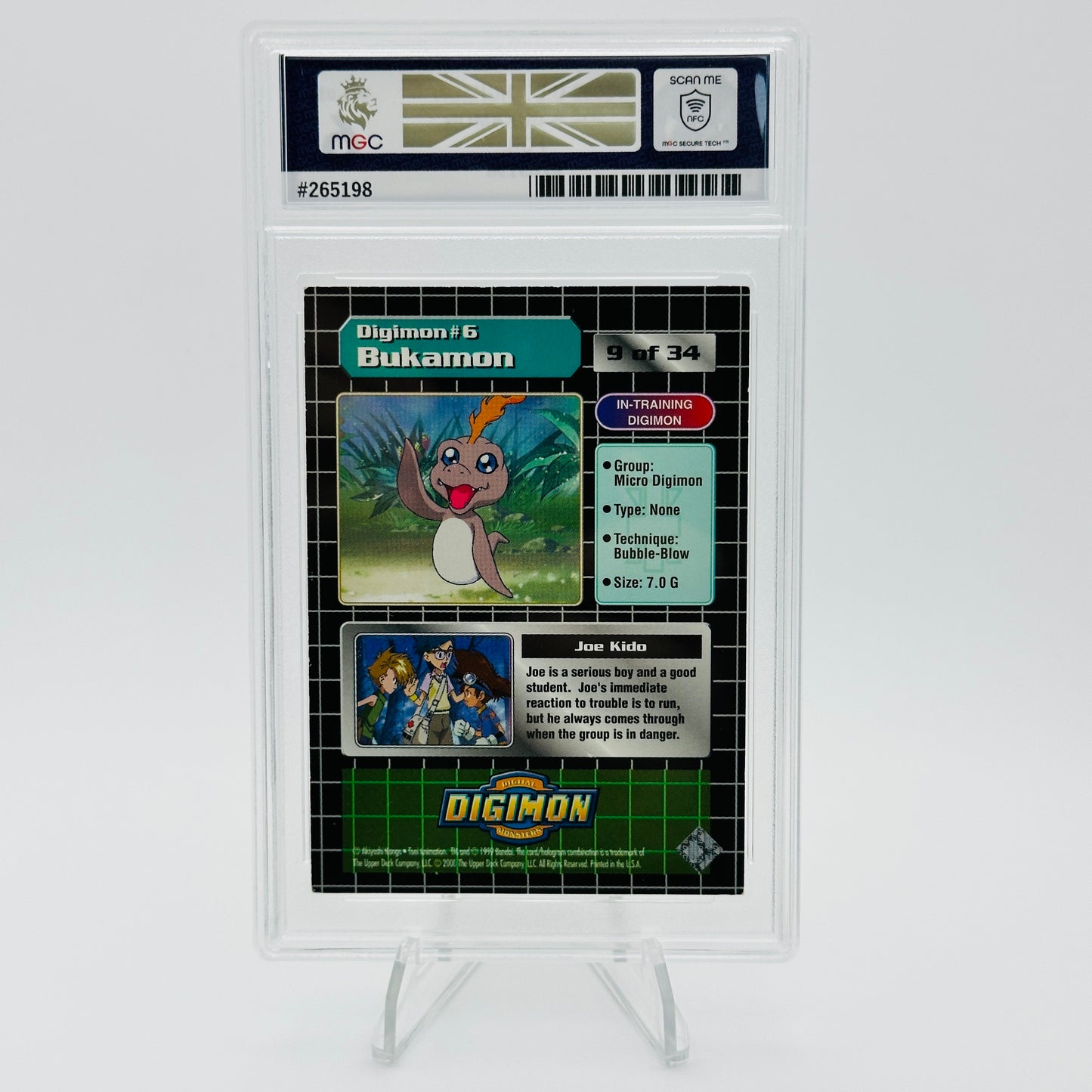Joe & Bukamon - 009/034 Foil - Upper Deck 1999 - MGC 6