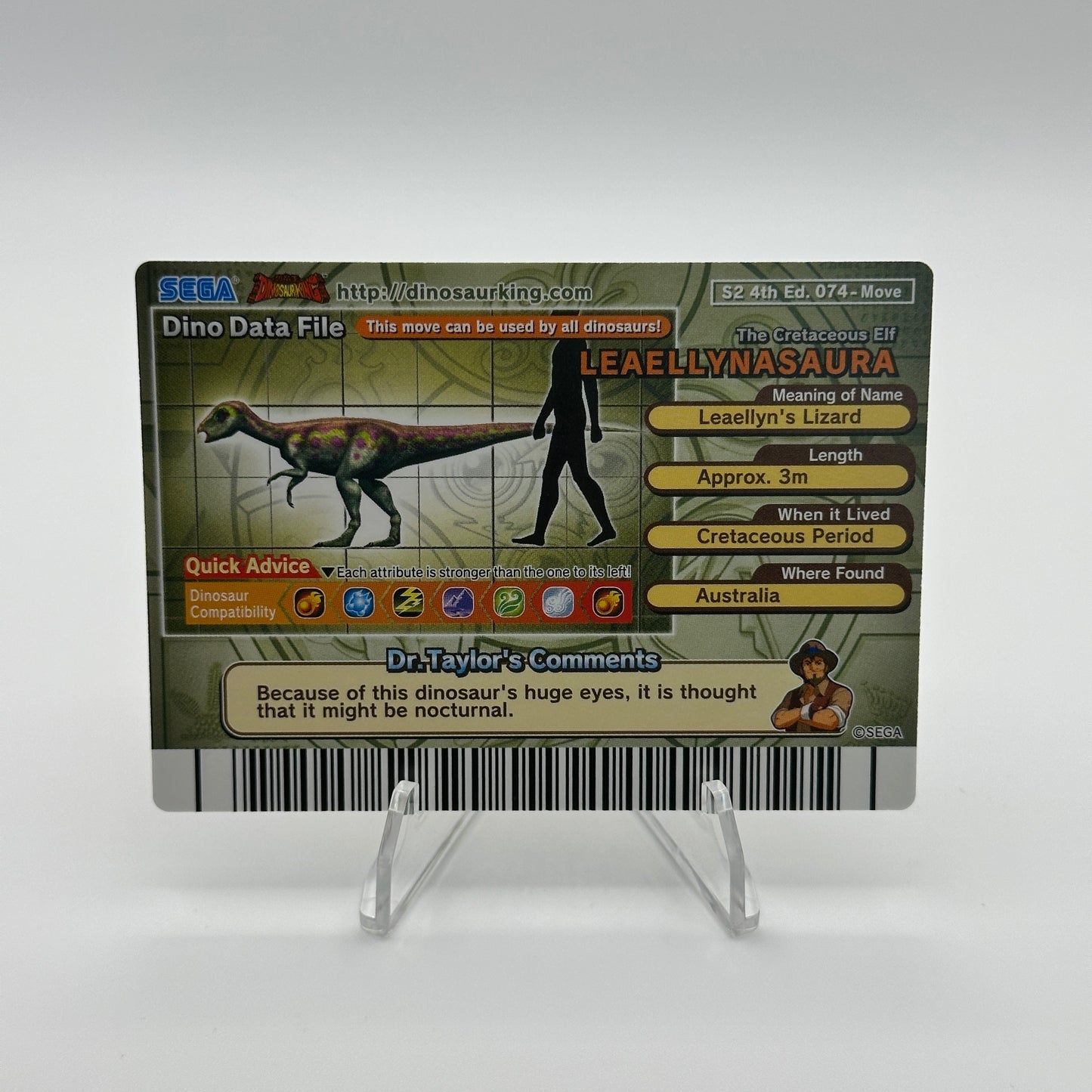 Leaellyn Cure - 074-Move - SEGA Dinosaur King S2 4th Edition