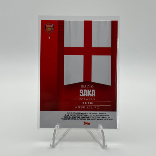 Bukayo Saka - 19 - Topps Arsenal Fan Set 24/25