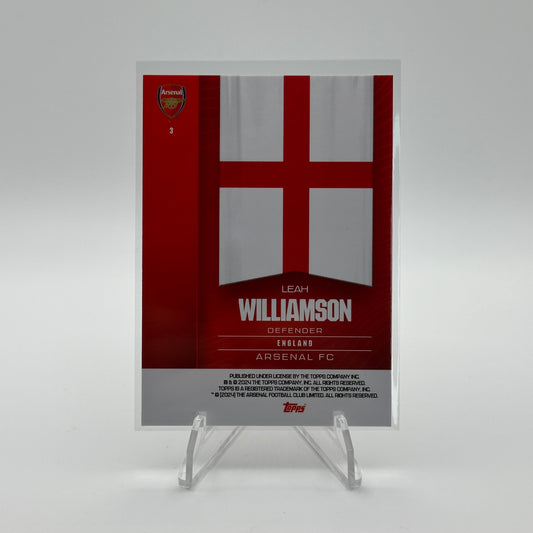 Leah Williamson - 3 - Topps Arsenal Fan Set 24/25