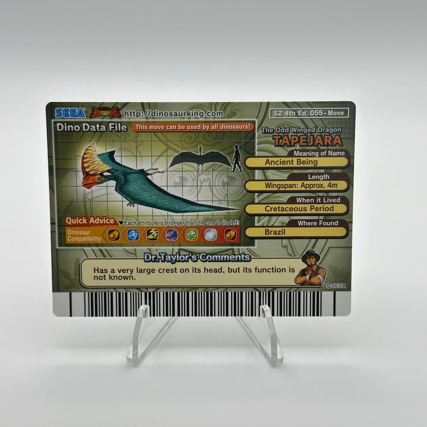 Tie Breaker - 056-Move - SEGA Dinosaur King S2 4th Edition