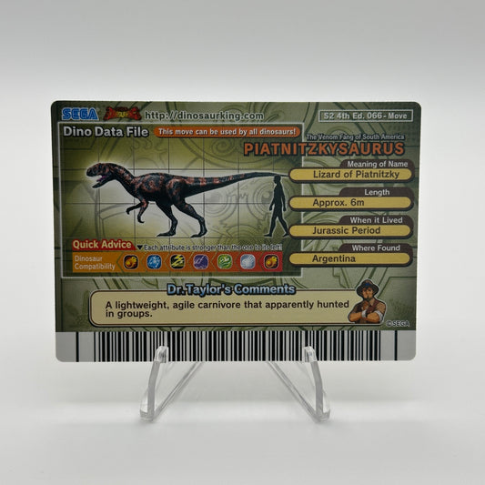 Venom Fang - 067-Move - SEGA Dinosaur King S2 4th Edition