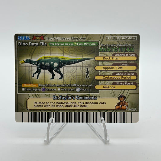 Anatotitan - 040-Dino - SEGA Dinosaur King S2 4th Edition