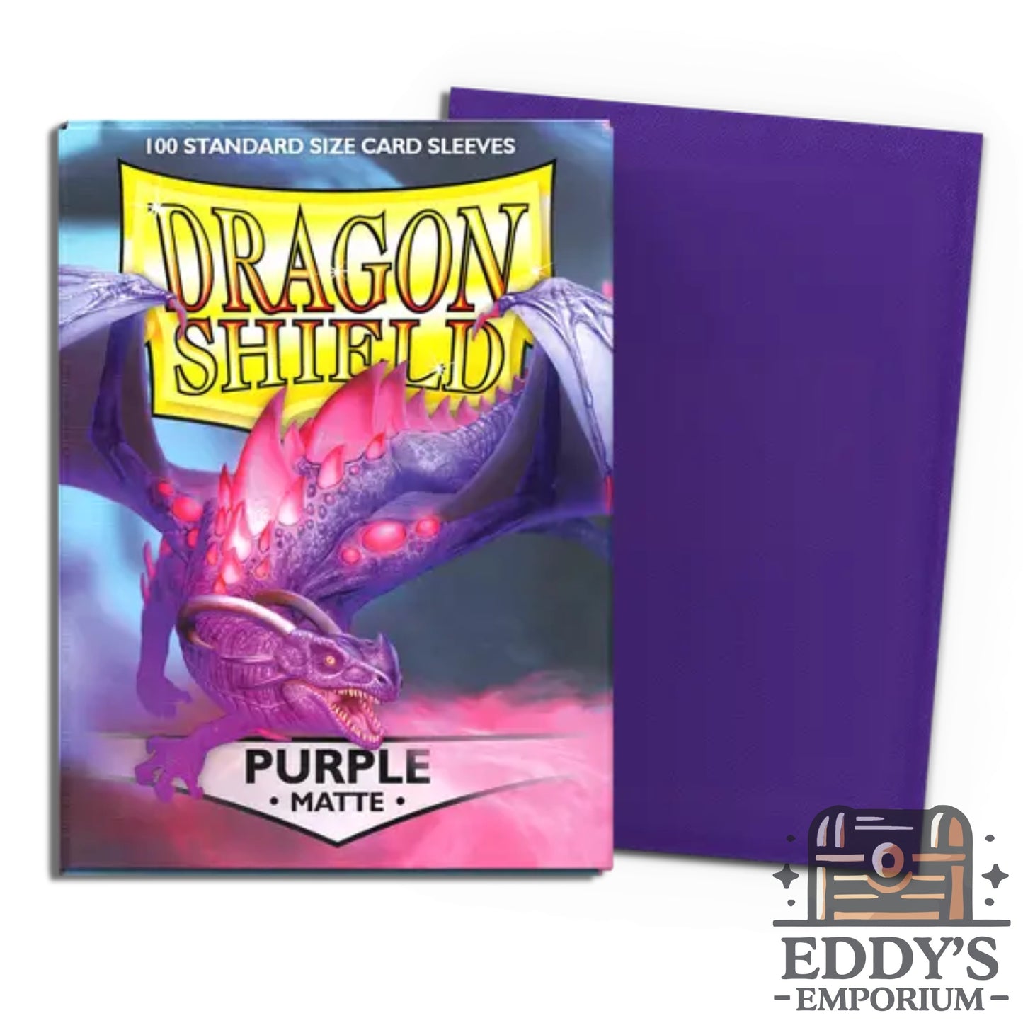 Dragon Shield - Standard Size Matte Sleeves 100pk - Purple