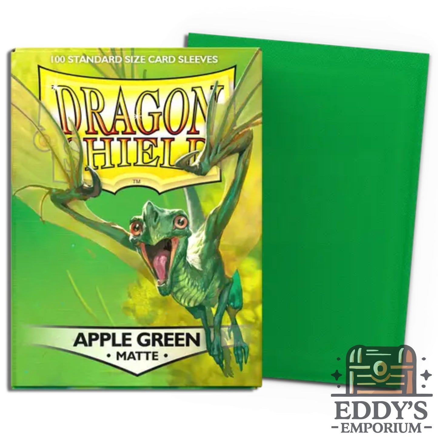 Dragon Shield - Standard Size Matte Sleeves 100pk - Apple Green