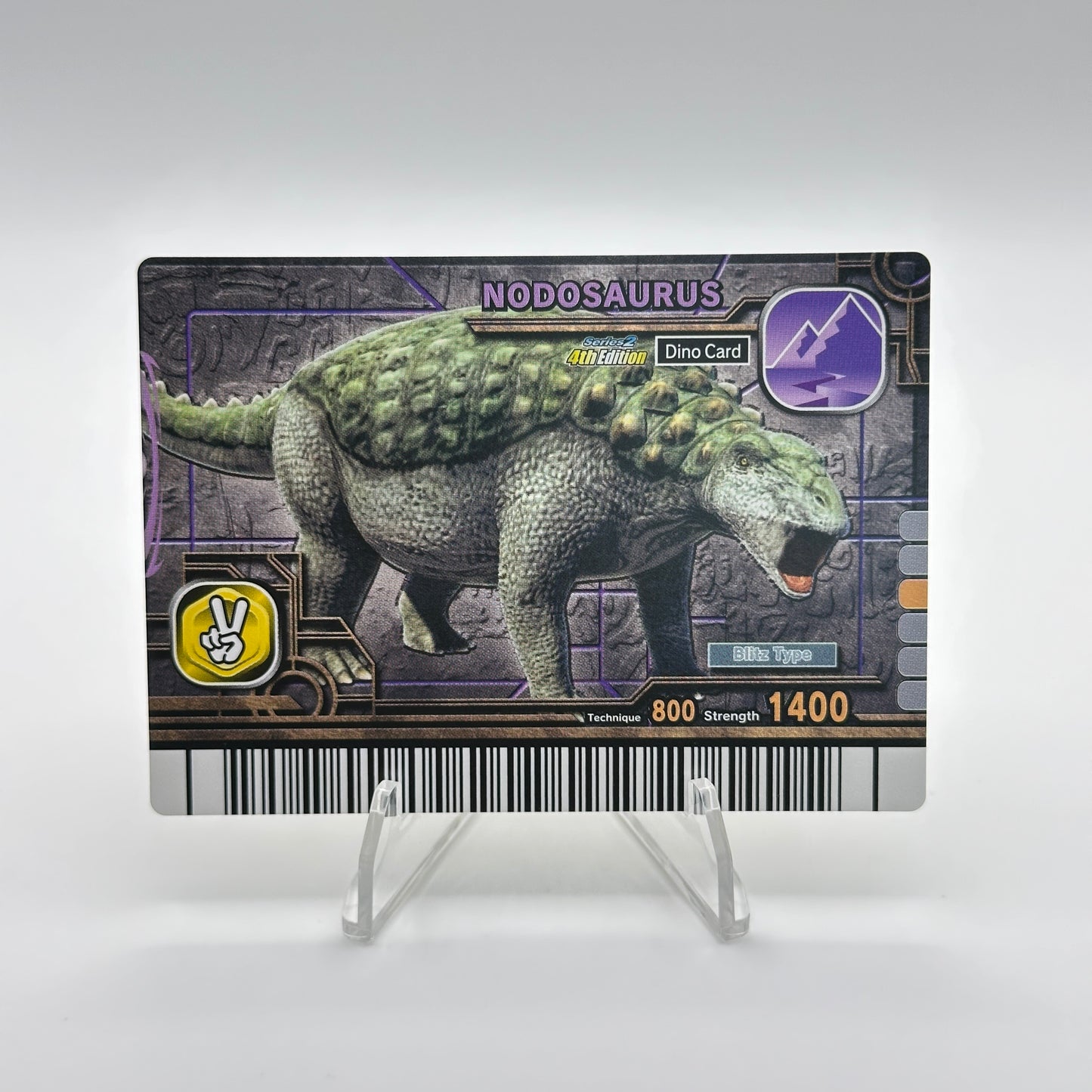Nodosaurus - 028-Dino - SEGA Dinosaur King S2 4th Edition