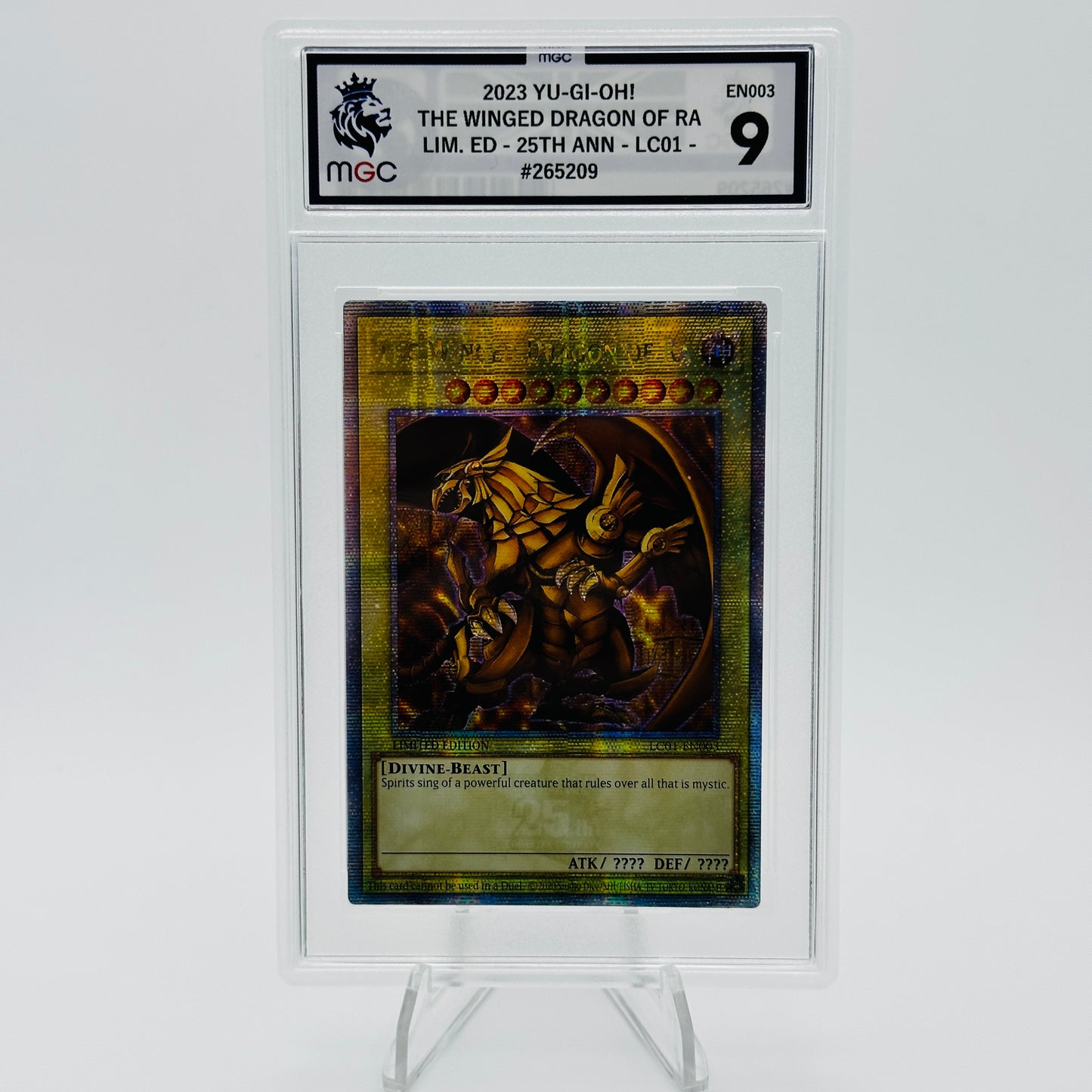 Winged Dragon of Ra (QCSR 1st Ed) - LC01-EN003 - MGC 9