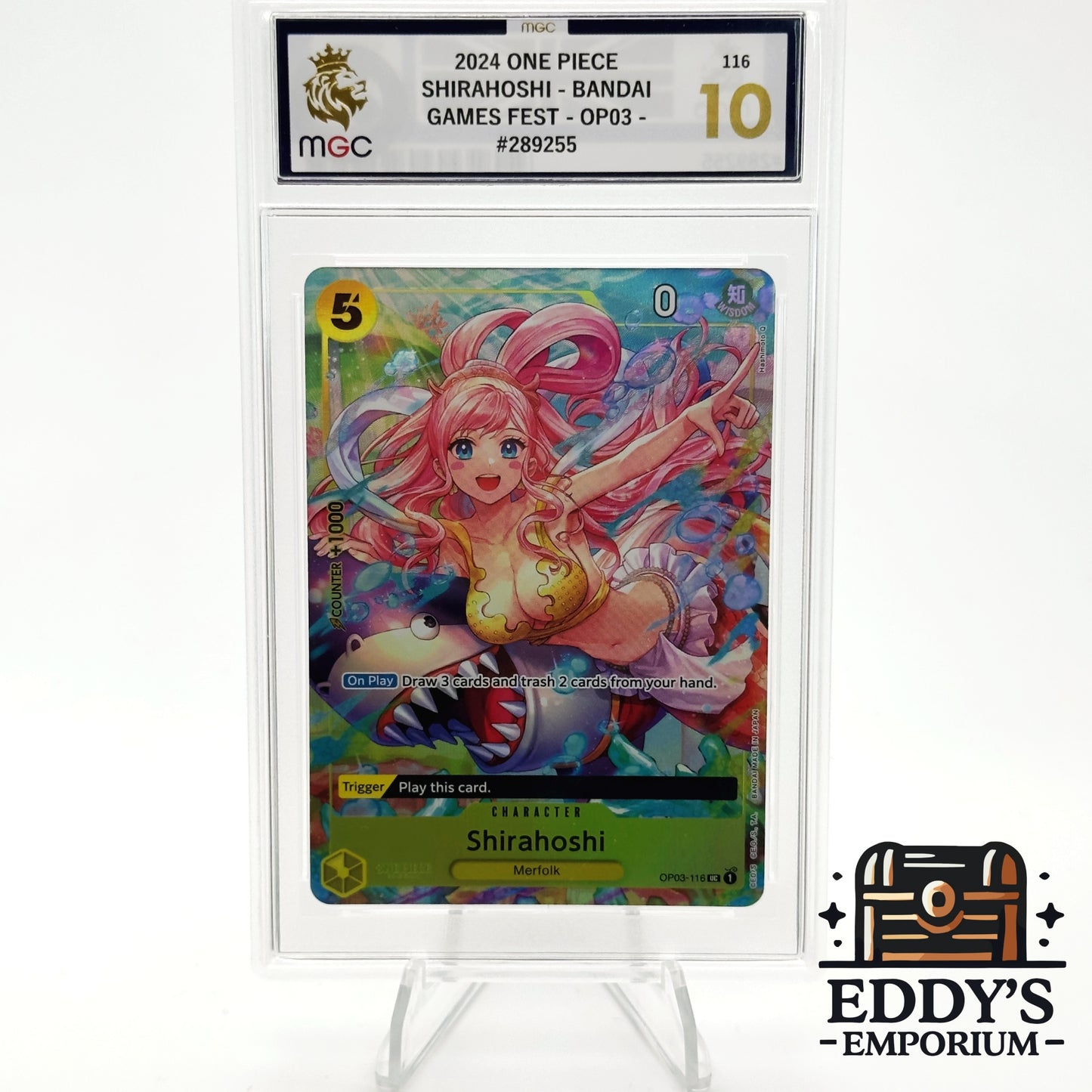 Shirahoshi (Alt Art) - OP03-116 - Bandai Card Games Fest 23-24 - MGC 10