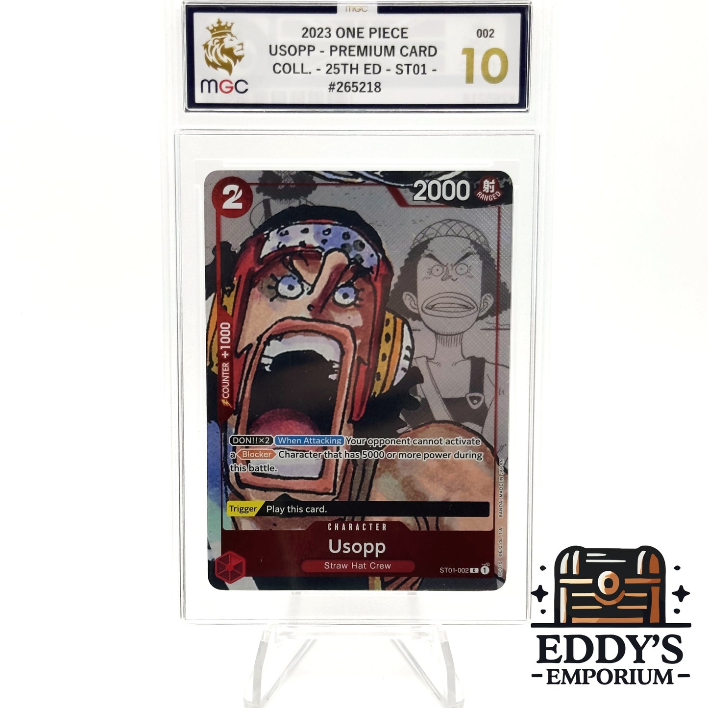 Usopp - ST01-002 - 25th Premium Collection - Promo Card - MGC 10