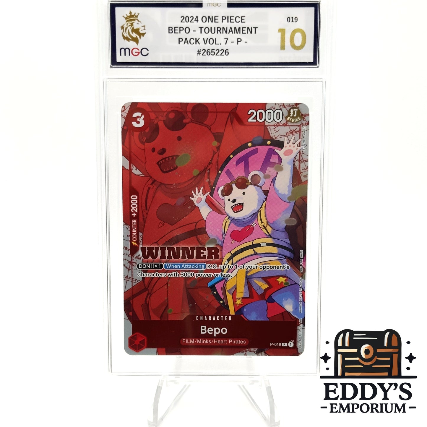 Bepo - P-019 - Tournament Pack Vol.7 - Winner Card - MGC 10