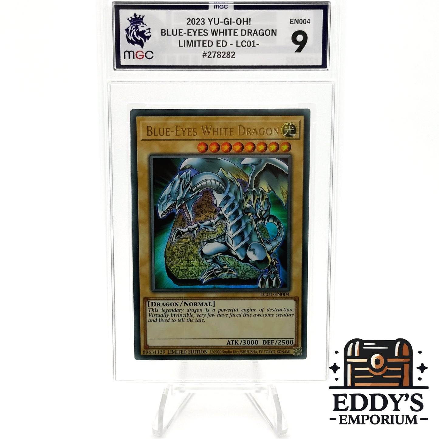 Red Eyes Black Dragon EN109 & Blue-Eyes White Dragon EN004 - MGC 9 Bundle