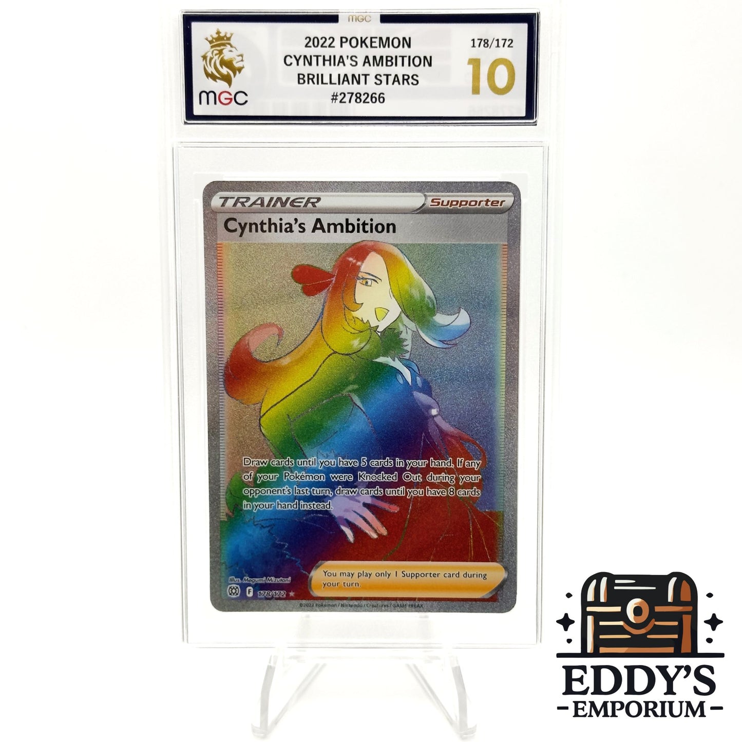 Cynthia's Ambition - 178/172 - Secret Rare - Brilliant Stars - MGC 10