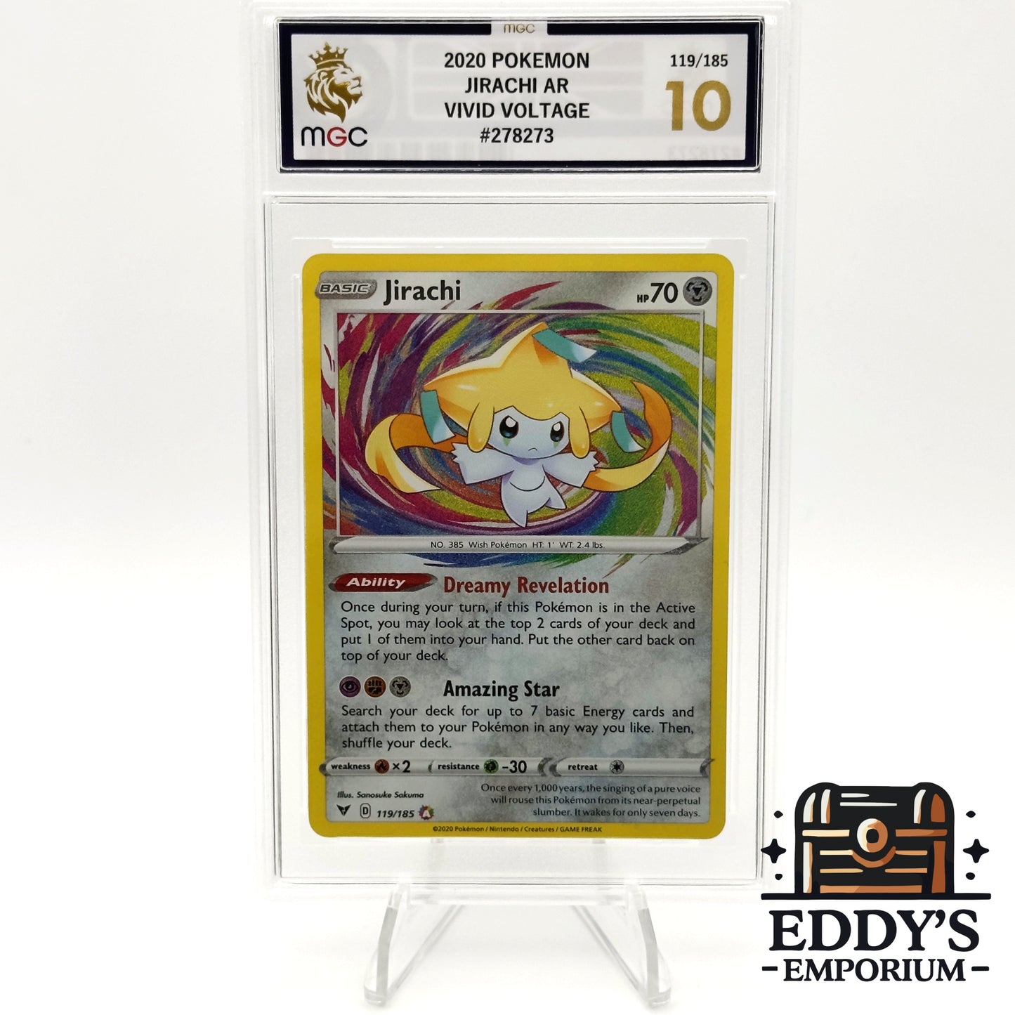 Jirachi - 119/185 - Amazing Rare - Vivid Voltage - MGC 10