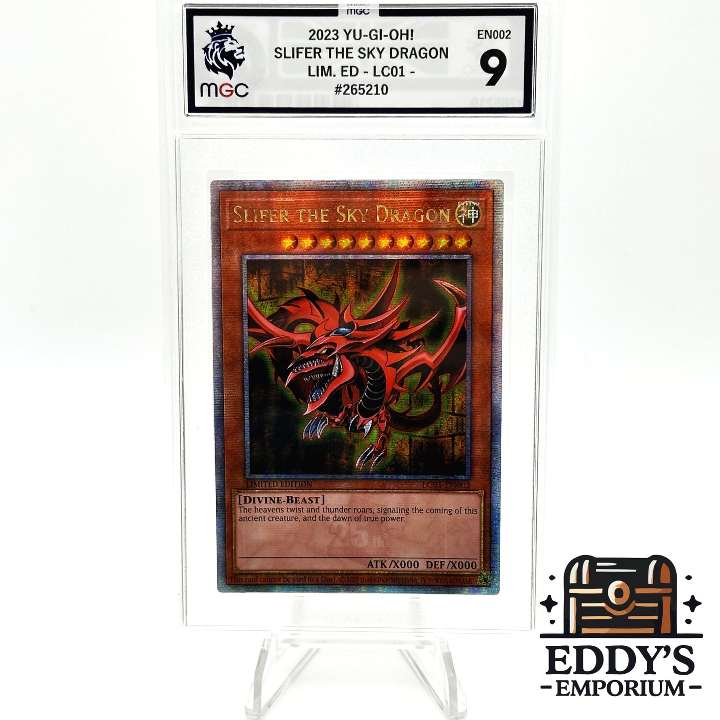 Slifer The Sky Dragon (QCSR 1st Ed) - LC01-EN002 - MGC 9