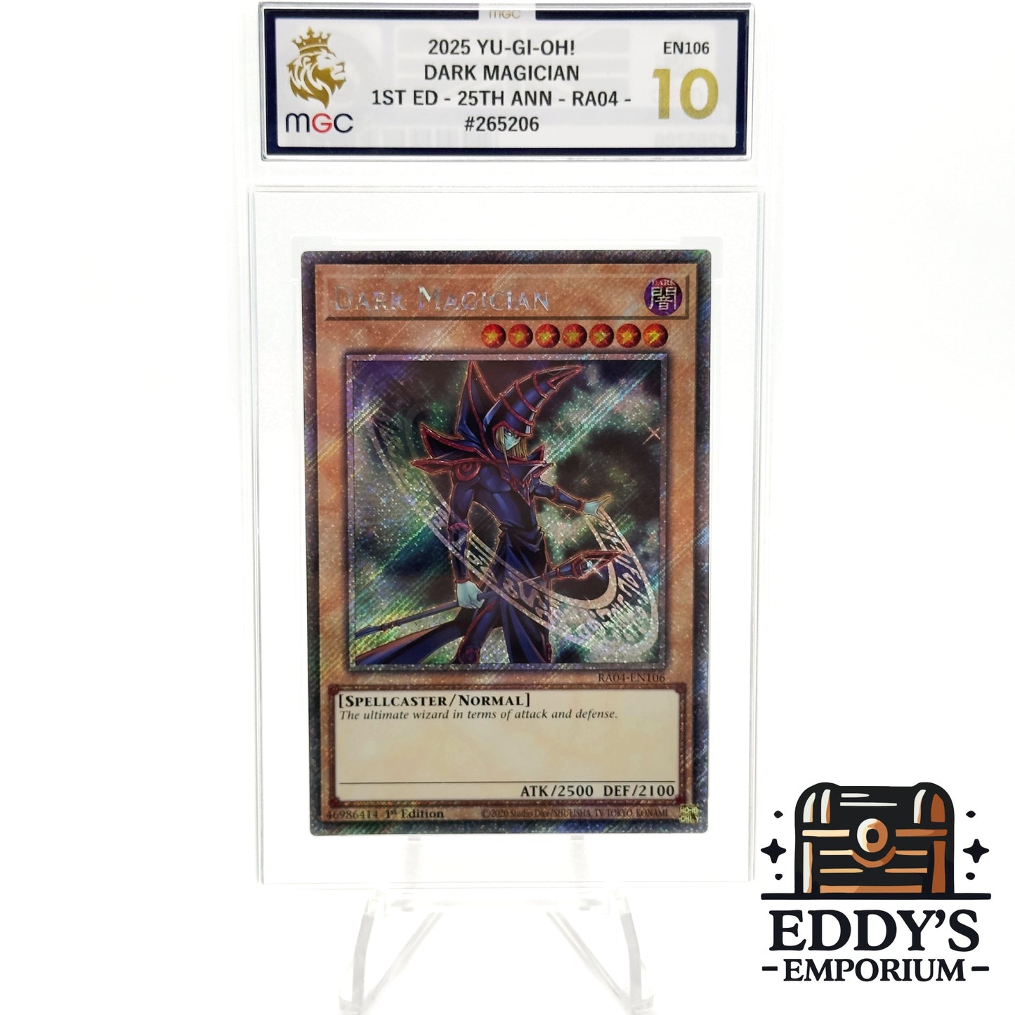 Dark Magician 6th Art (Plat 1st Ed) - RA04-EN106 - QC Stampede - MGC 10