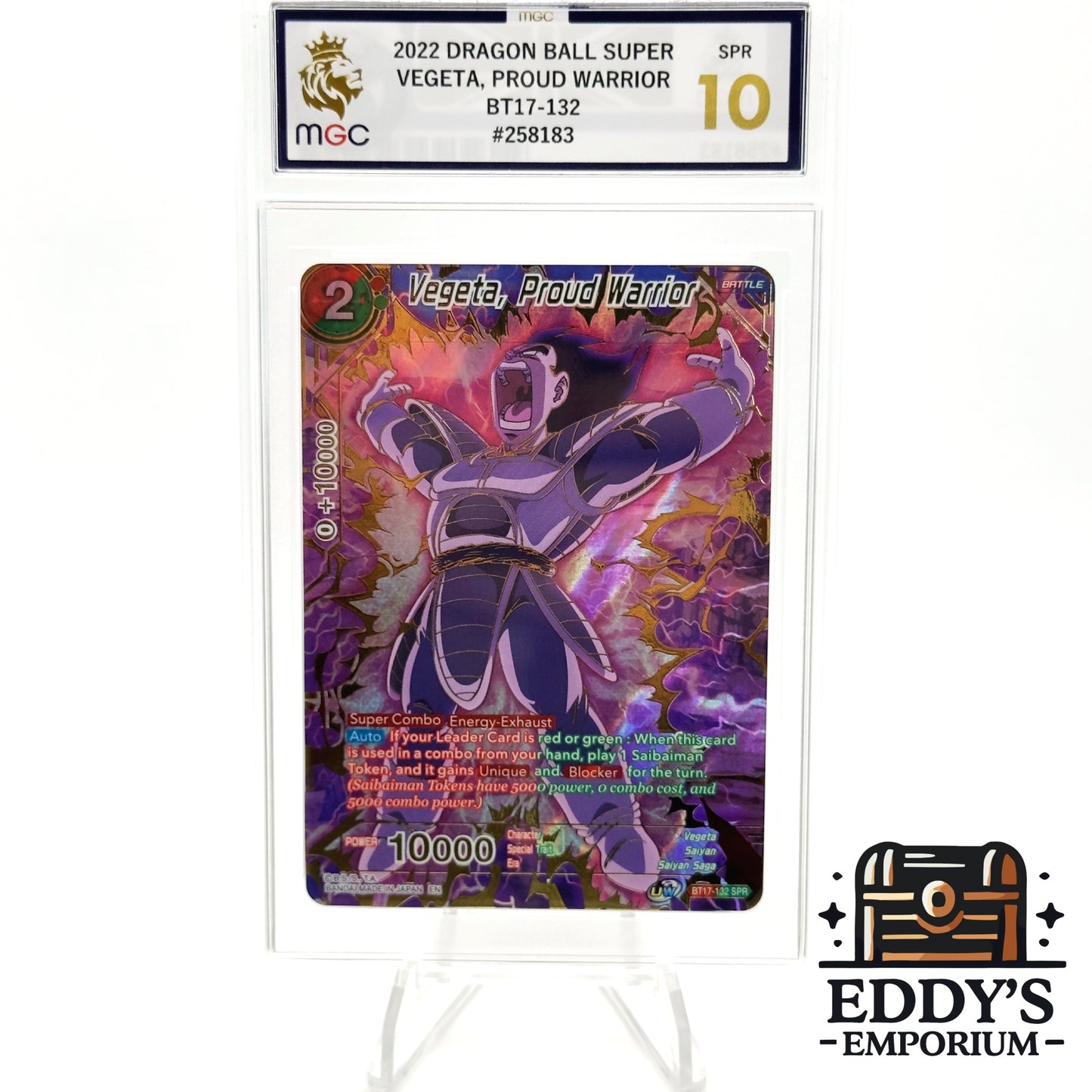 Vegeta, Proud Warrior (SPR) - BT17-132 - Ultimate Squad - MGC 10