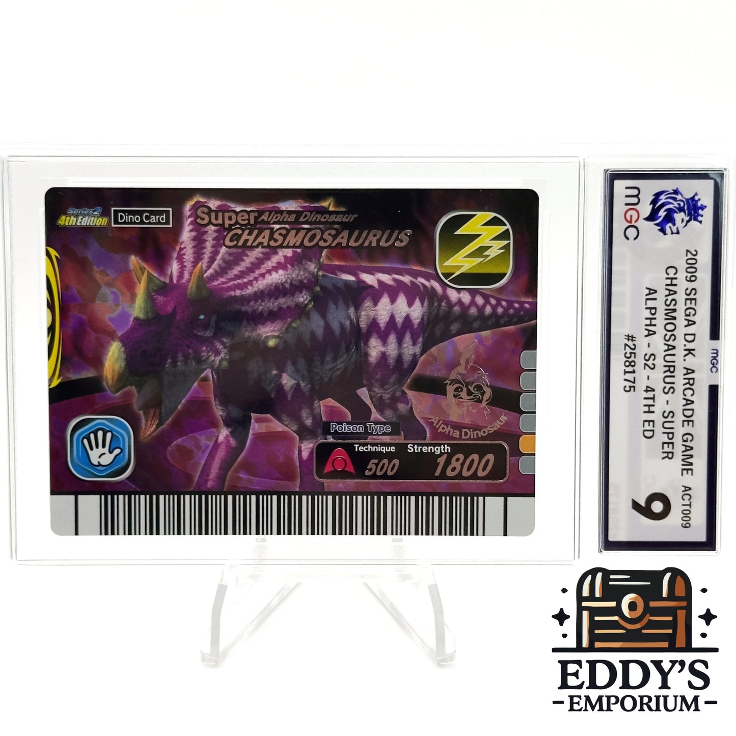 Chasmosaurus (Super Alpha) - ACT009 - Dinosaur King Arcade - MGC 9