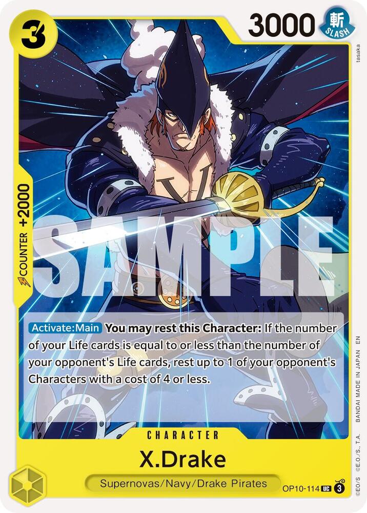X.Drake (Reprint) OP10-114 Premium Booster -The Best- Vol. 2 One Piece Uncommon