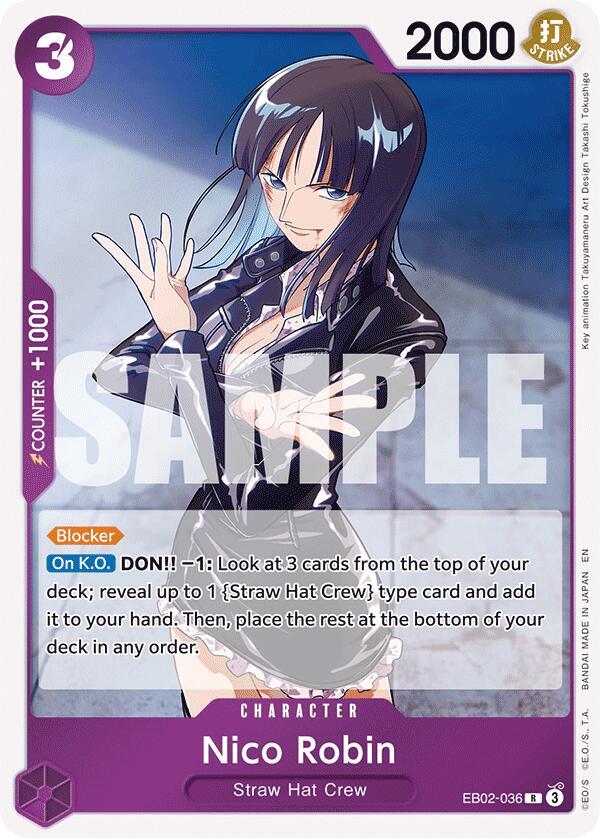 Nico Robin EB02-036 Extra Booster: Anime 25th Collection One Piece Foil Rare