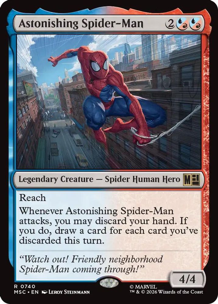 Astonishing Spider-Man 740 Commander: Marvel Super Heroes Magic: The Gathering
