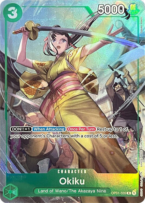 Okiku (Premium Card Collection -BANDAI CARD GAMES Fest. 23-24 Edition-) OP01-035 One Piece Promotion Cards One Piece Foil