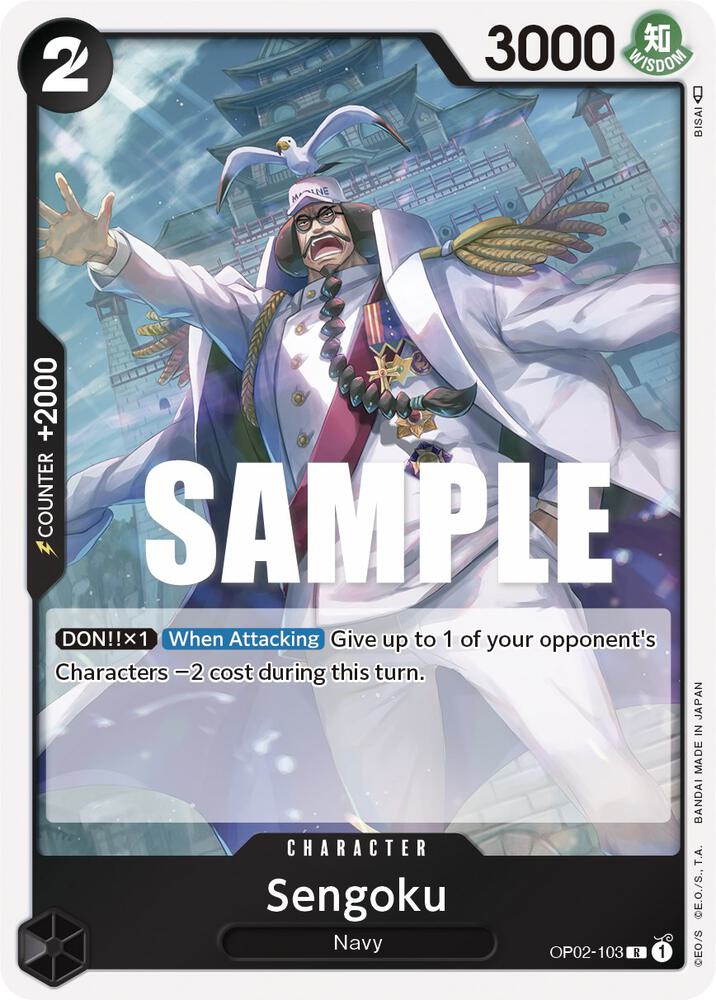 Sengoku OP02-103 Paramount War One Piece Foil Rare