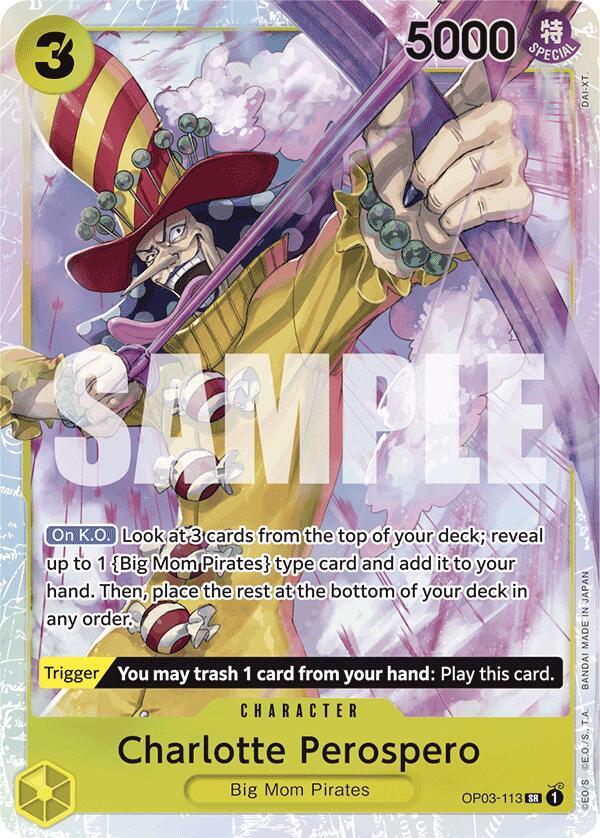 Charlotte Perospero (Reprint) OP03-113 Premium Booster -The Best- One Piece Foil