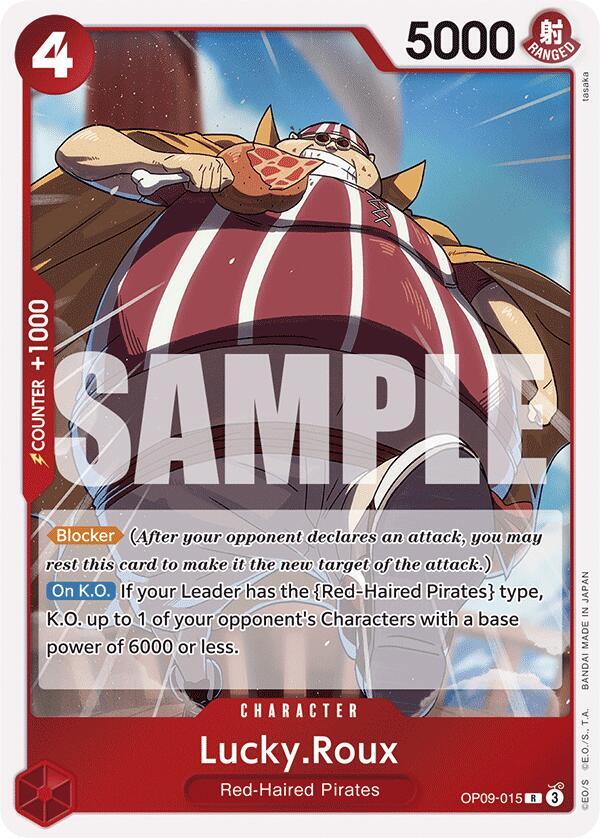 Lucky.Roux OP09-015 Emperors in the New World One Piece Foil Rare