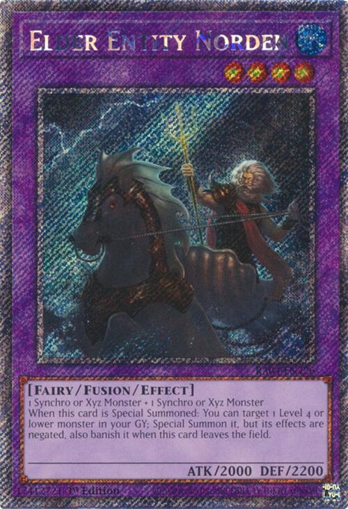 Elder Entity Norden (Platinum Secret Rare) RA04-EN226 Quarter Century Stampede Yu-Gi-Oh 1st Edition NM