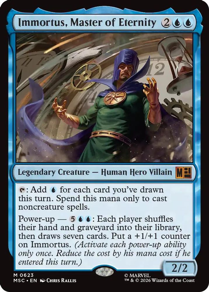 Immortus, Master of Eternity 623 Commander: Marvel Super Heroes Magic: The Gathering