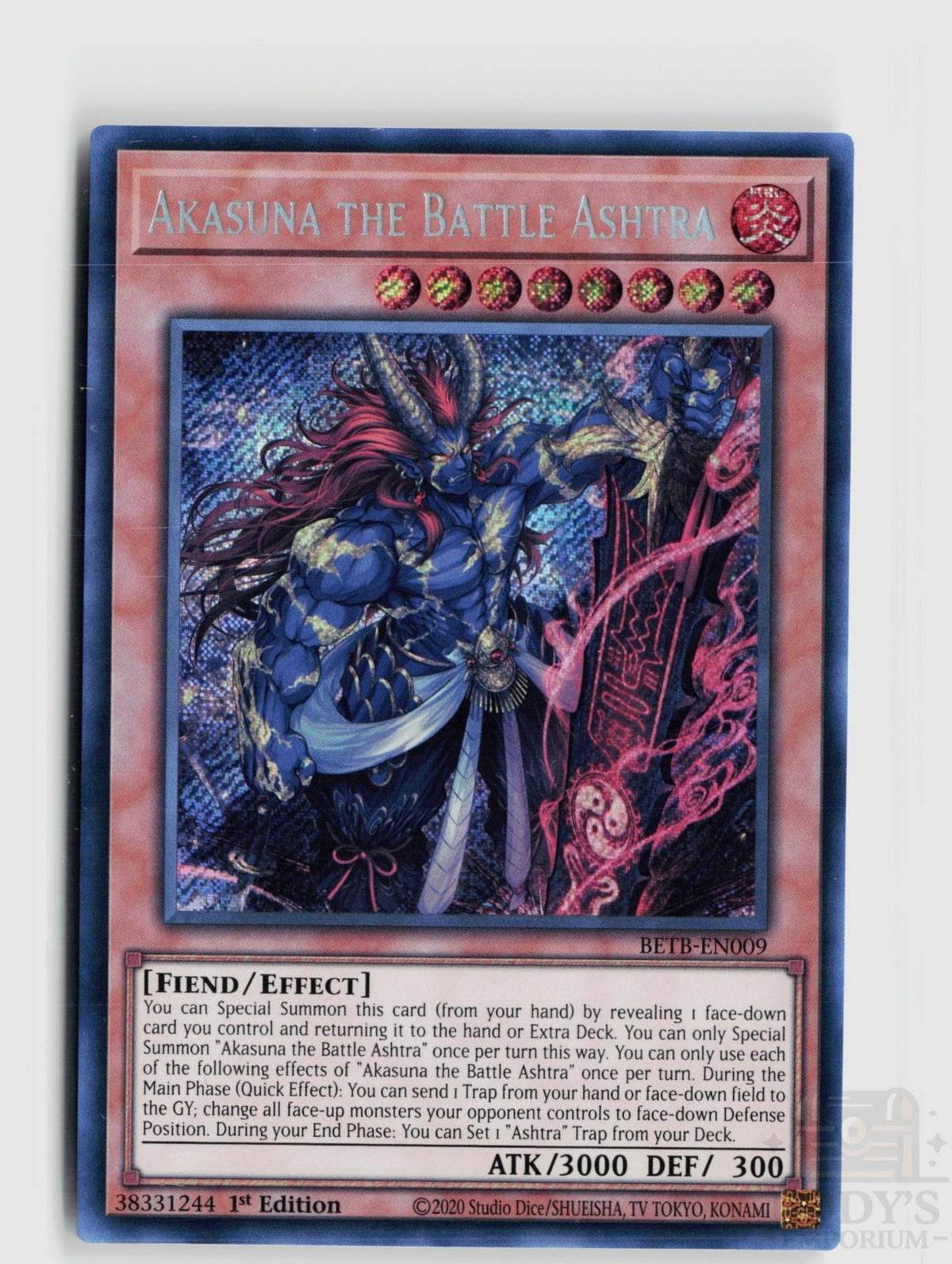 Akasuna the Battle Ashtra BETB-EN009 Beyond the Brave Yu-Gi-Oh 1st Edition NM